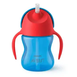 لیوان آموزشی دسته دار و نی دار فیلیپس اونت philips avent