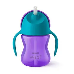 لیوان آموزشی دسته دار و نی دار فیلیپس اونت philips avent