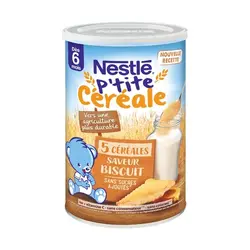 سرلاک قوطی 5 غله و بیسکوییت 415گرمی +6 نستله فرانسه Nestle - فروشگاه سیسمونی نوزاد آنیل