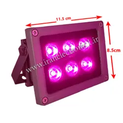 پروژکتور رشد گیاه 6 وات