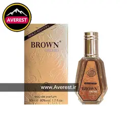 ادکلن 50 میل فراگرنس ورد مدل براون ارکید گلد ادیشن رایحه تام فورد توباکو وانیل