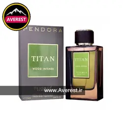 ادو پرفیوم مردانه پندورا مدل تیتان وود اینتنس | Pendora Titan wood intense