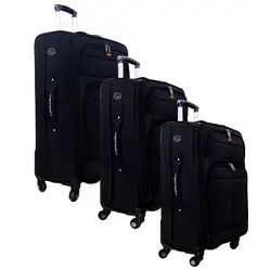 ست چمدان سه عددی pierre cardin برزنتی مدل 3171 چرخدار - فروشگاه اینترنتی حیدشاپ