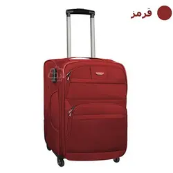 چمدان پیرگاردین سایز متوسط چهار چرخ مدل 585 برزنتی - حیدشاپ