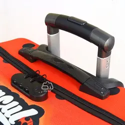 چمدان دخترانه چهار چرخ طرح دختر کفشدوزکی مدل 2157 - حیدشاپ