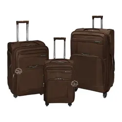 مجموعه سه عددی چمدان مسافرتی چرخدار برزنتی مارک Sanzhiniao مدل 188 - حیدشاپ