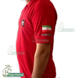 تیشرت یقعه دار قرمز  لباس آتش نشان ویژه پرسنل سازمان آتش نشانی و خدمات ایمنی شهرداری های کشور