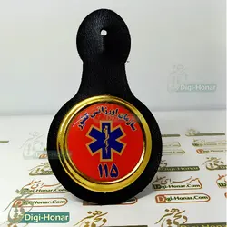 آويز سينه با نشان اورژانس کشور و ستاره حیات مدال سینه و لباس اورژانس