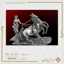 نخ و نقشه تندیس ارابه سوار