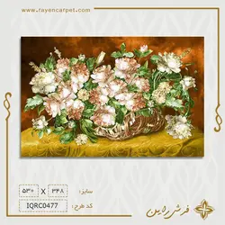 نخ و نقشه سبد گلهای رز