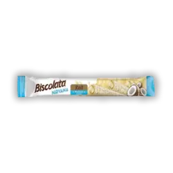 بیسکولاتا نیروانا شکلات سفید با کرم نارگیلی | biscolata nirvana white chocolate roll with coconutcream