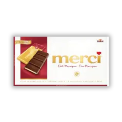 شکلات مرسی باطعم بادام تلخ(مارزیپان)|MERCI CHOCOLATE MARZIPAN