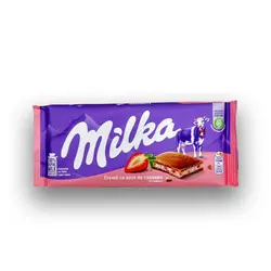 شکلات میلکا توت فرنگی