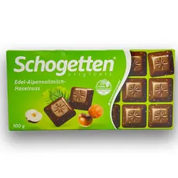 شکلات تخته ای مغز فندق شوگوتن