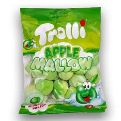 مارشمالو مغزدار سیب ترولی