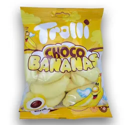 مارشمالو مغزدار موز ترولی