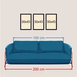 تابلو دکوراتیو طرح برگ طلایی کد SH1979 - آریکان آرت