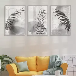 تابلو دکوراتیو طرح برگ کد SH1950 - آریکان آرت