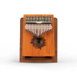 کالیمبا ذوزنقه بلوط طرح حلقه گل