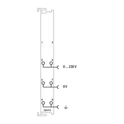ماژول تغذیه 0 تا 230 V ac/dc | آسان صنعت نمایندگی WAGO و SCAME - راه اندازی تابلو برق