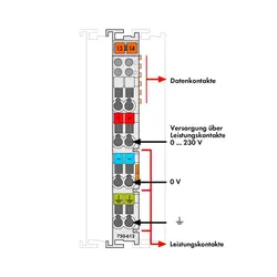 ماژول تغذیه 0 تا 230 V ac/dc | آسان صنعت نمایندگی WAGO و SCAME - راه اندازی تابلو برق