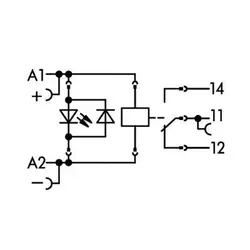 رله تک چنج اور 16 آمپر 24Vdc با ماژول LED | آسان صنعت نمایندگی WAGO و SCAME - راه اندازی تابلو برق