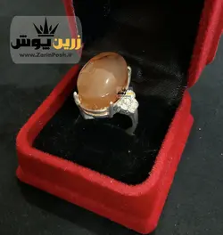 انگشتر نقره عقیق یمنی چهار چنگ