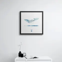 تابلو Iday Whale | فرکانس آرت