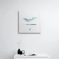 تابلو Iday Whale | فرکانس آرت
