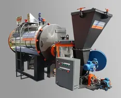 بویلر آب گرم زغال سنگ سوز دابو صنعت