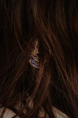 گوشواره آبی