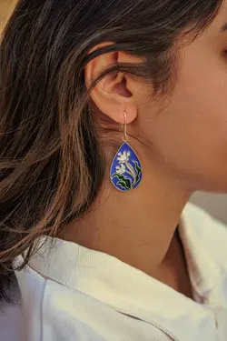 گوشواره آبی