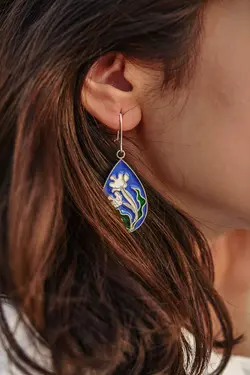 گوشواره آبی