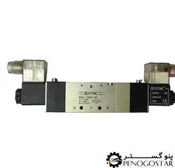 شیر برقی پنوماتیک 5/3 سایز 3/8  TG3532-10C اس تی ان سی (STNC)