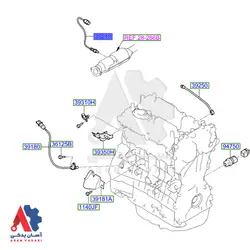 سنسور اکسیژن هیوندای توسان 2014 /392102G170