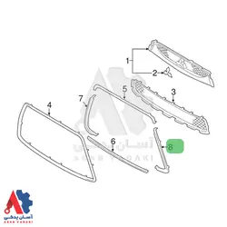 زه جلو پنجره چپ میتسوبیشی asx /شناسه 6400C963