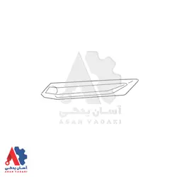 زه درب عقب راست میتسوبیشی اوتلندر 2016 تا 2018 /5757A516