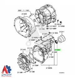 کاسه نمد کمک گيربکس میتسوبیشی پاجرو 2007 / MB919210