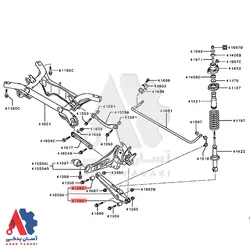 بوش طبق عقب میتسوبیشی ASX / 4110A125