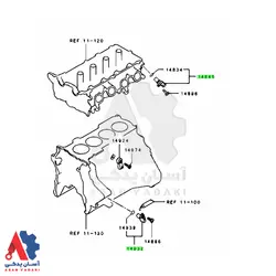 سنسور میل سوپاپ میتسوبیشی پاجرو 2008 / MR985041
