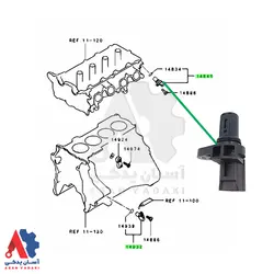سنسور میل سوپاپ میتسوبیشی پاجرو 2008 / MR985041