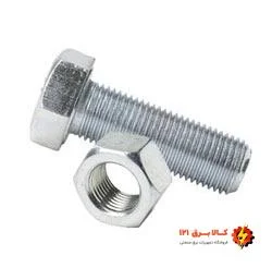 پیچ شش گوش گالوانیزه کفشک - کالا برق 121(فروش تخصصی ترانسفورماتور)