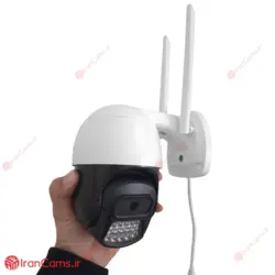 خرید و قیمت دوربین اسپید دام بیسیم سیمکارتی V380 Pro مدل P25