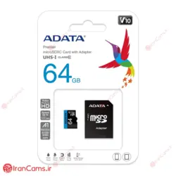 خرید کارت حافظه میکرو اس دی 64 گیگابایت ای دیتا ADATA V10