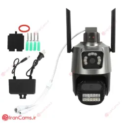 دوربین مینی اسپید دام چرخشی بی سیم تحت شبکه 8 مگاپیکسل V380