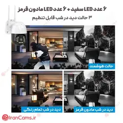 قیمت دوربین مینی اسپید دام بی سیم سیمکارتی V380 مدل A8 ⚡⚡⚡