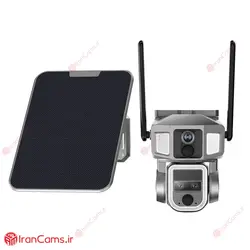 دوربین اسپید دام خورشیدی سیمکارتی 3 لنز مدل Y7 تحت شبکه 4 مگاپیکسل NiView