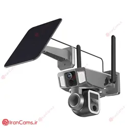 دوربین اسپید دام خورشیدی سیمکارتی 3 لنز مدل Y7 تحت شبکه 4 مگاپیکسل NiView