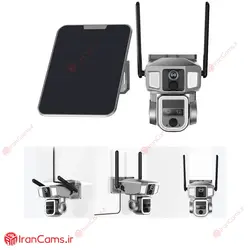 دوربین اسپید دام خورشیدی سیمکارتی 3 لنز مدل Y7 تحت شبکه 4 مگاپیکسل NiView