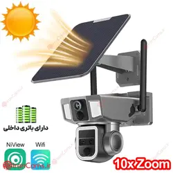 دوربین اسپید دام خورشیدی سیمکارتی 3 لنز مدل Y7 تحت شبکه 4 مگاپیکسل NiView